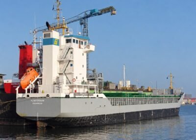 Flinterduin moored in Delfzijl, 23-2-2003