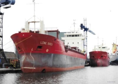Lone Bres fitting out at Damen Shipyard Hoogezand B.V., Foxhol
