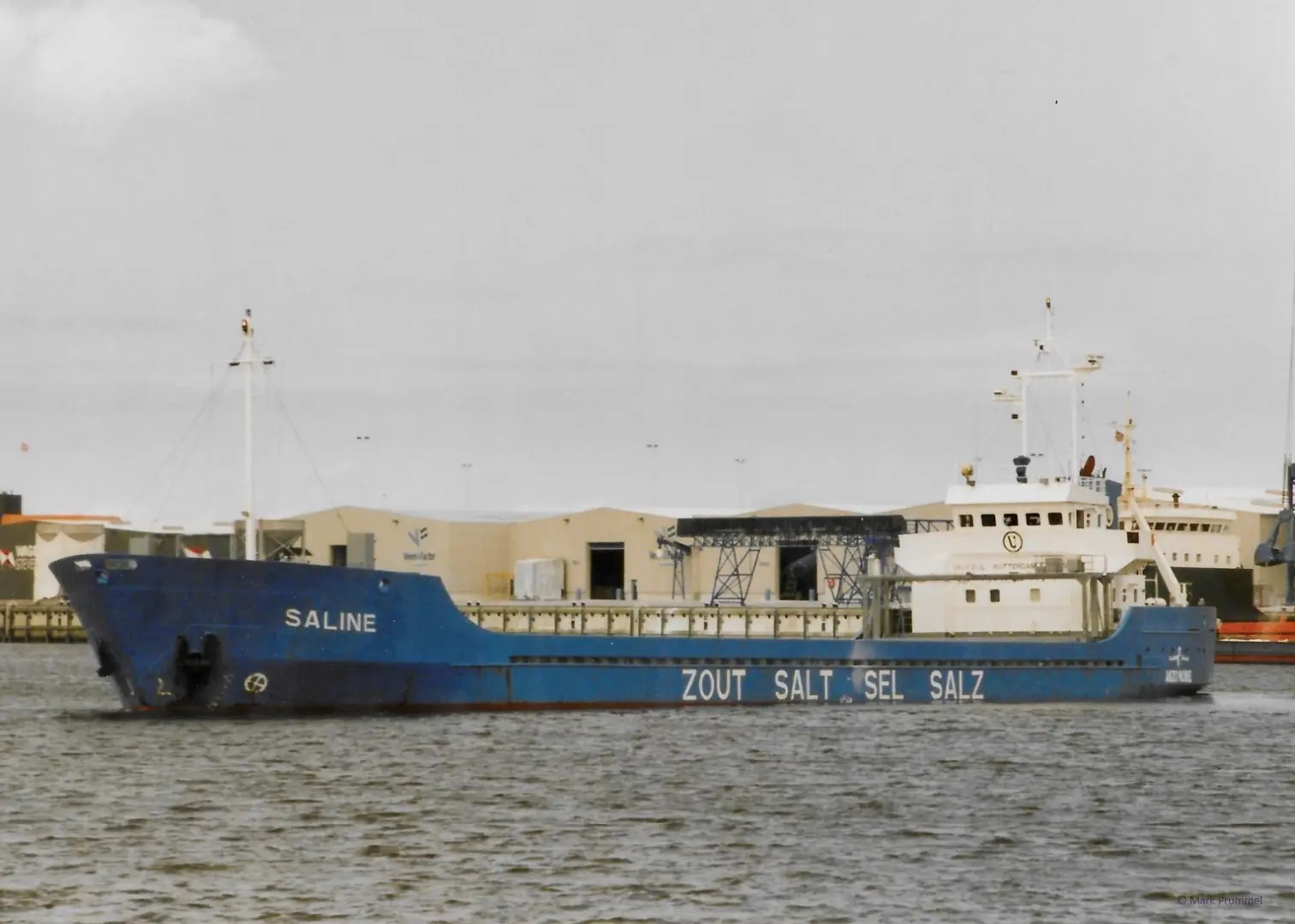 Saline leaving Delfzijl for Rotterdam SALINE - Afbeelding 1
