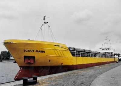 Scout Marin moored at Zijlvest in Delfzijl, 2002