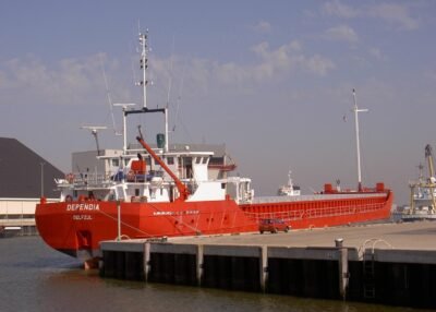 Dependia moored at Harlingen, 2002.