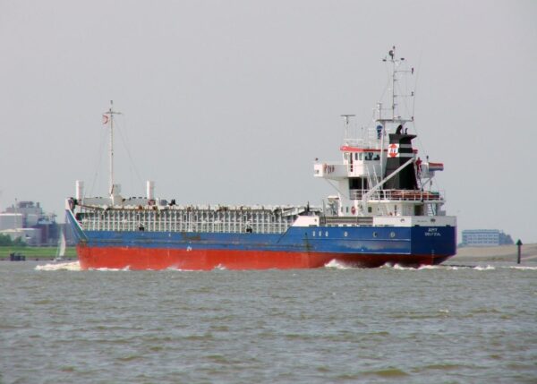 Amy inbound Delfzijl, 05-07-2005