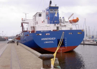 Annerdiep in Delfzijl, 12-03-2003