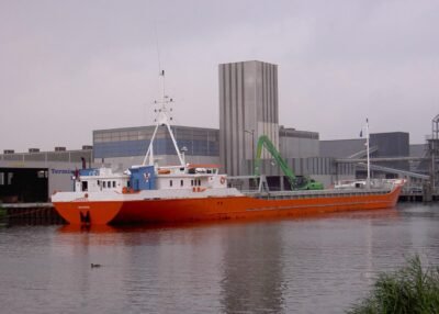 Rachel moored at Agrifirm in Delfzijl, 24-07-2003
