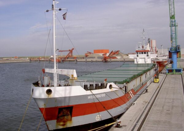 Westerborg moored at Nieuwe Buitenhaven in Harlingen, 14-10-2004