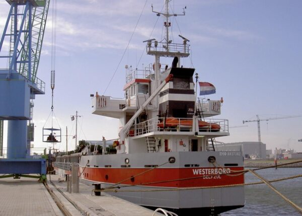 Westerborg moored at Nieuwe Buitenhaven in Harlingen, 14-10-2004