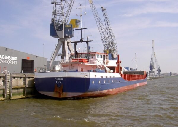 Aquila moored in Delfzijl, 05-05-2006