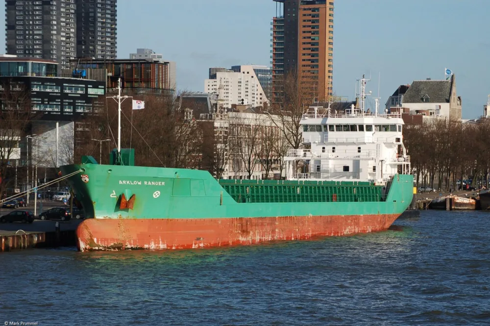 Arklow Ranger moored at Parkkade in Rotterdam, 14-01-2007