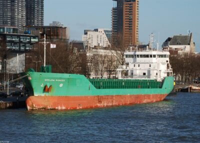 Arklow Ranger moored at Parkkade in Rotterdam, 14-01-2007