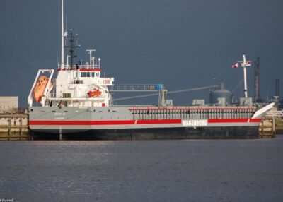 Cathy Jo moored at Handelskade Oost in Delfzijl, 20-08-2006