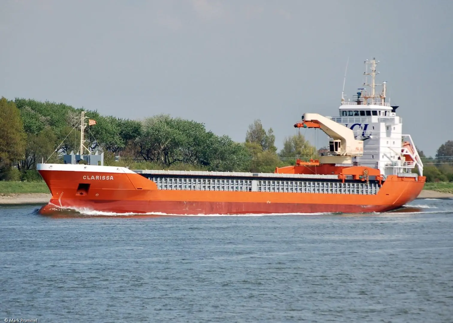Clarissa passing Rozenburg, 02-05-2008 Clarissa passing Rozenburg, 02-05-2008