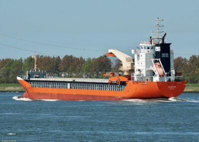 Clarissa passing Rozenburg, 02-05-2008