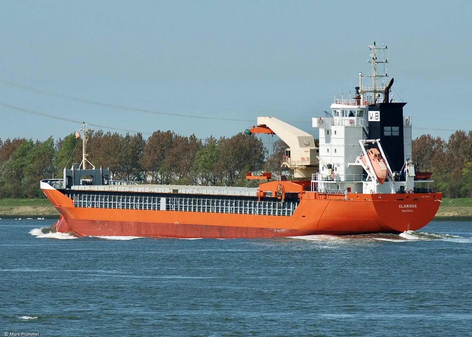 Clarissa passing Rozenburg, 02-05-2008