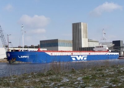 Lammy moored in Delfzijl, 11-03-2006