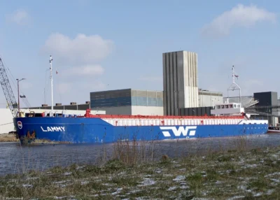 Lammy moored in Delfzijl, 11-03-2006