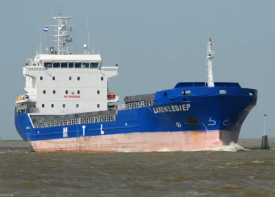 Larensediep outbound Delfzijl, 19-04-2008