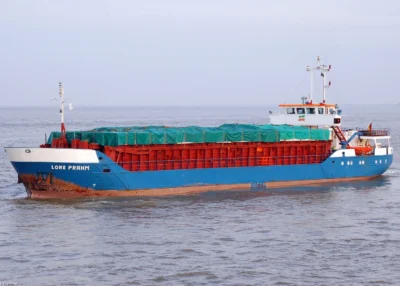 Lore Phram outbound Cuxhaven, 17-02-2007