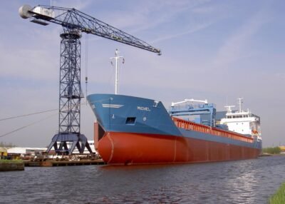 Michel at Scheepswerf Ferus Smit B.V. in Westerbroek, 05-05-2006