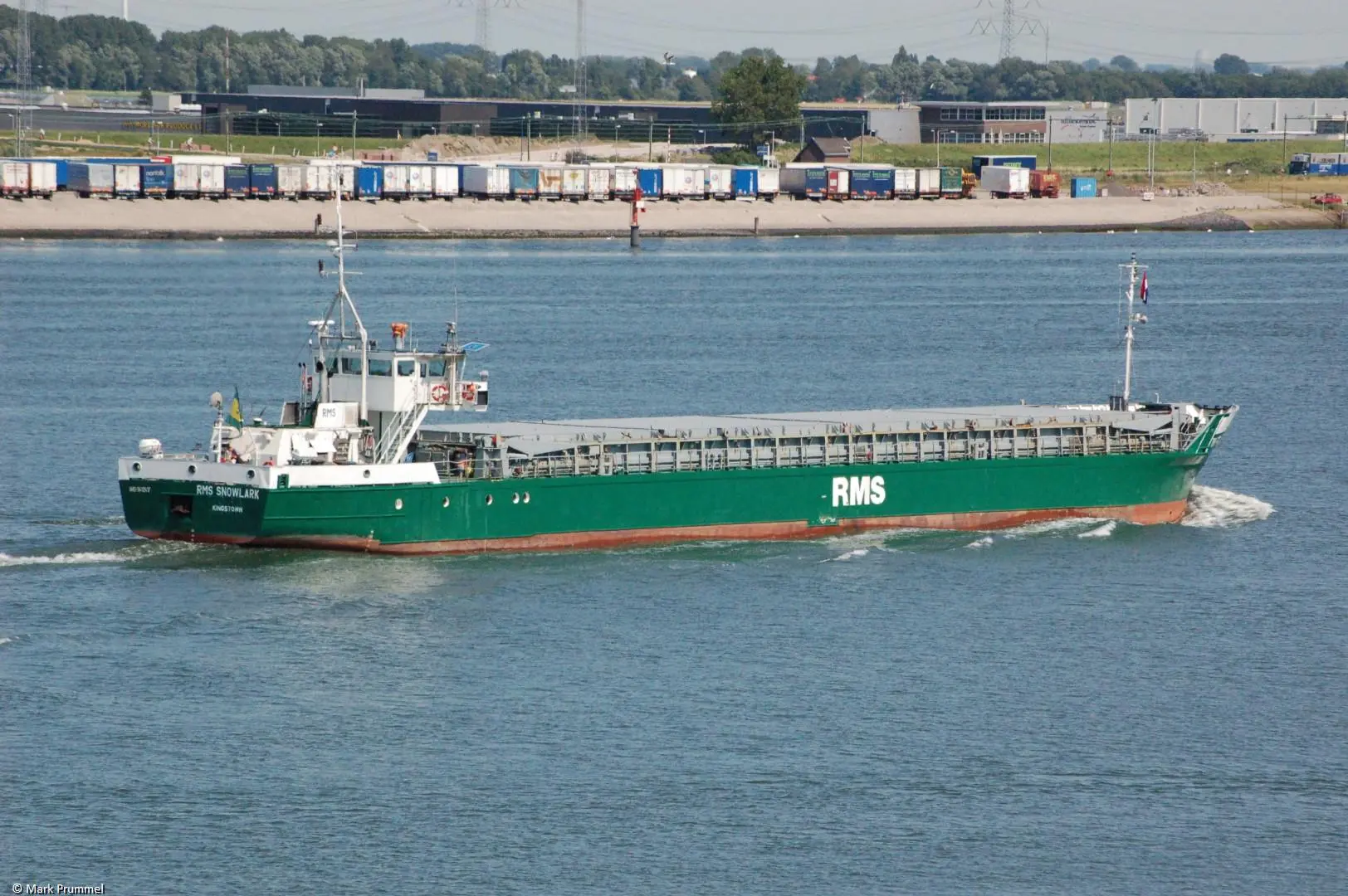 RMS Snowlark on New Waterway passing Hook of Holland, 08-07-2006