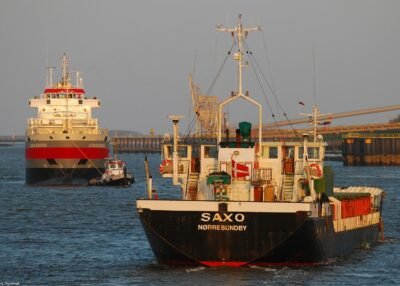 Saxo outbound Delfzijl, 22-04-2008