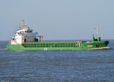 Storoe passing Cuxhaven, 29-03-2008