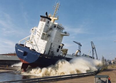 Wisaforest launched at Bodewes Shipyards B.V., 28-03-2002