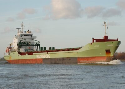 Zeus passing Rozenburg, 14-01-2007