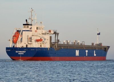Bothniadiep outbound Delfzijl for sea trials, 28-11-2006