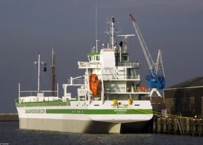CFL Proud moored at Nieuwe Willemshaven in Harlingen, 21-11-2009