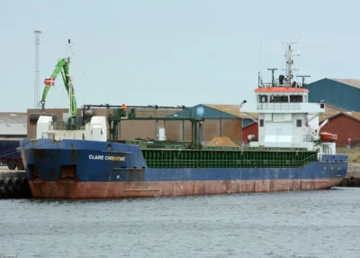Clare Christine moored in Hvide Sande, 13-06-2016