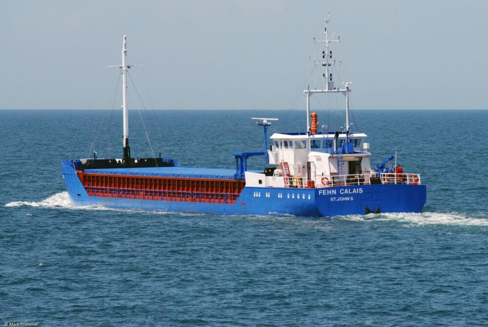Fehn Calais on the North Sea, 14-06-2009