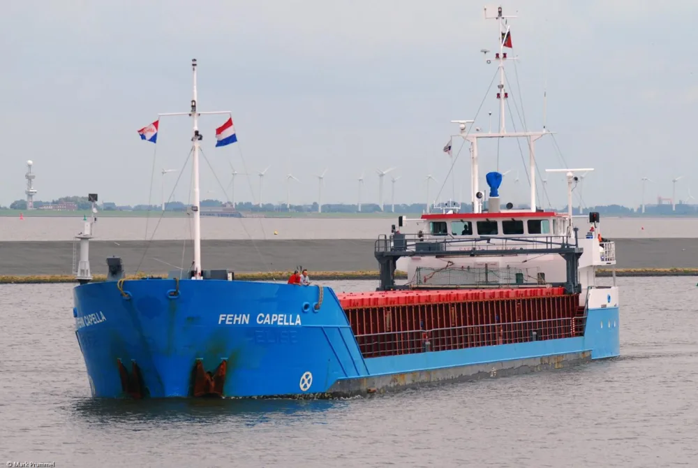 Fehn Capella arriving in Delfzijl, 02-08-2008