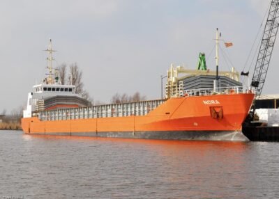 Nora in Delfzijl, 08-03-2009