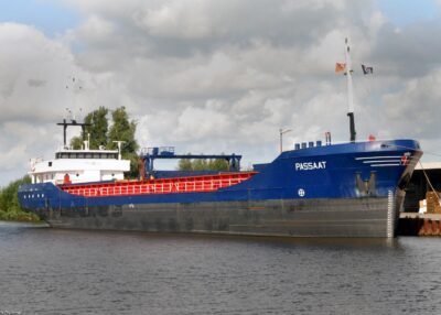 Passaat moored at W&B Terminal in Delfzijl, 06-09-2009
