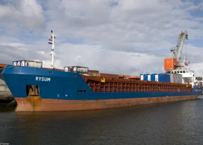 Rysum moored in Delfzijl, 04-10-2009