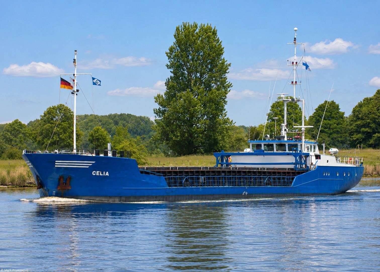 Celia in Kiel Canal passing Burg, 01-06-2014 Celia in Kiel Canal passing Burg, 01-06-2014