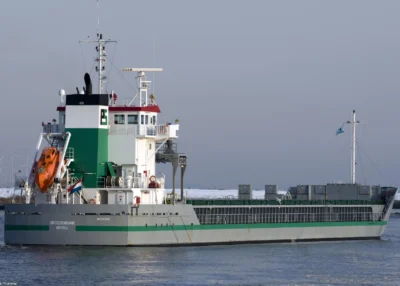 Drogdenbank in Delfzijl, 08-12-2012