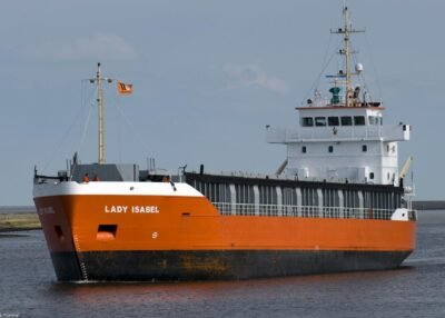 Lady Isabel inbound Delfzijl, 08-09-2012