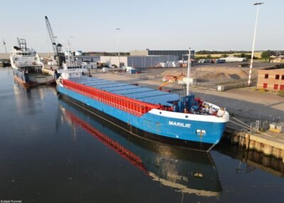 Marilie moored at Korte Lijnbaan in Harlingen, 23-07-2022