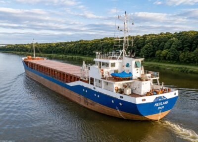 Neuland in Kiel Canal passing Hohenhörn, 25-07-2024