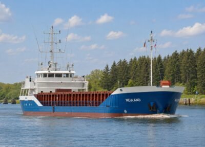 Neuland in Kiel Canal passing Breiholz, 29-05-2014