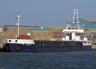 Rix Emerald moored in Hvide Sande, 15-10-2017