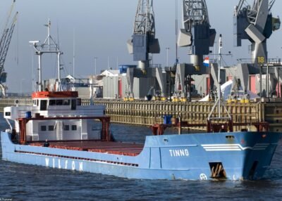 Tinno outbound Delfzijl, 23-10-2011