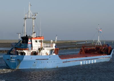 Tinno outbound Delfzijl, 23-10-2011