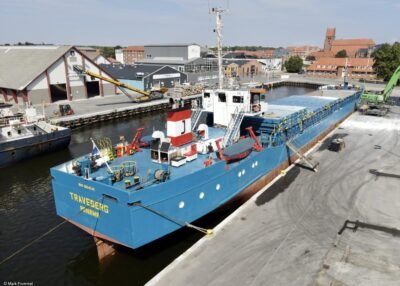 Traveberg moored at Næstved Havn, 15-08-2022