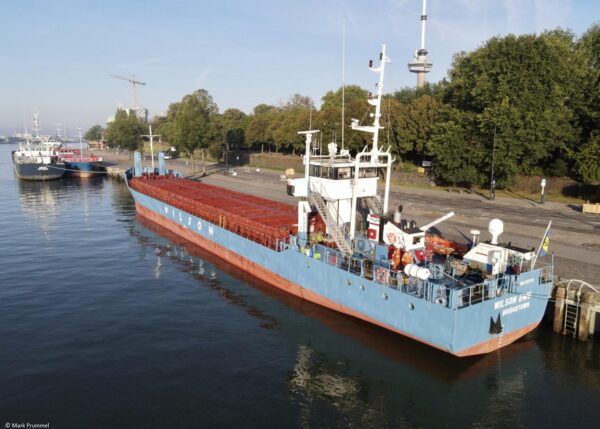 Wilson Ems moored at Parkkade in Rotterdam, 11-09-2022
