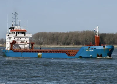 Blue Stream passing Rozenburg, 11-03-2012