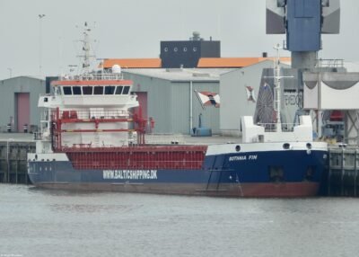 Bothnia Fin moored in Delfzijl, 21-04-2023