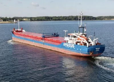 Eems Solar arriving at Orehoved, 21-08-2022