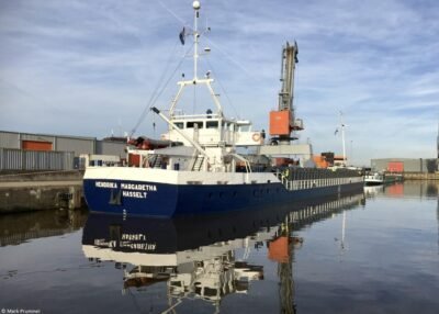 Hendrika Margaretha moored in Delfzijl, 24-02-2019